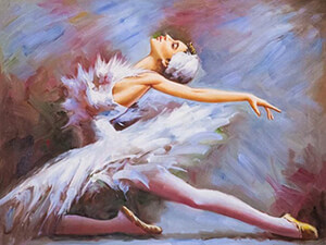 Раскраска Балерина